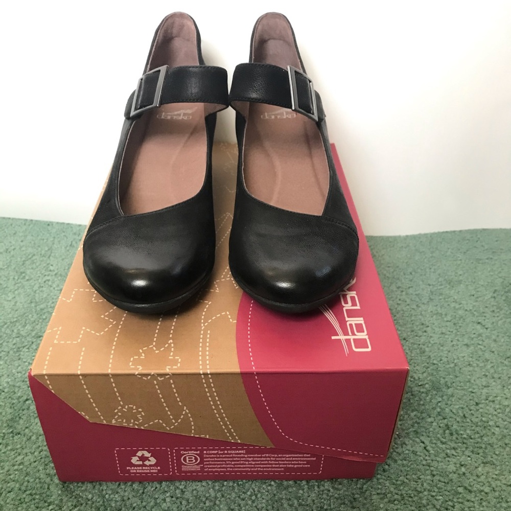 Dansko Black Mary Jane Heels